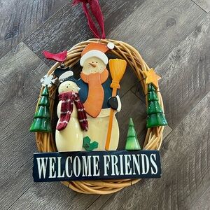 Vintage Primitive Wood Wreath